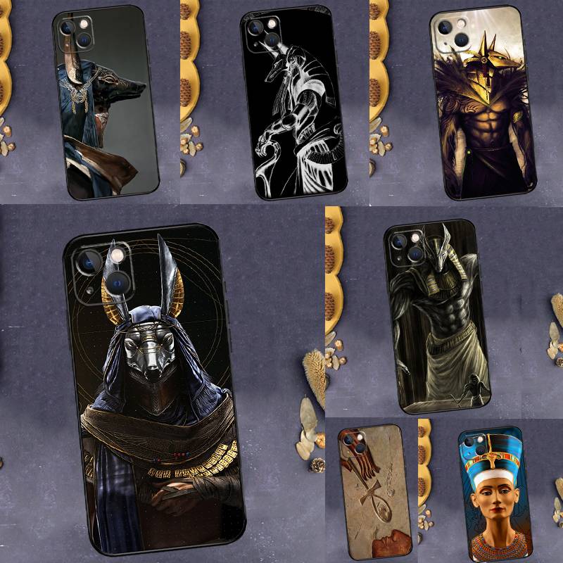 Egypt Nefertiti Anubis Ankh Case For Honor Magic 8 Pro 5 6 7 Lite Honor Win 200 400 70 90 X8c X8b X9a X9b X9c X9d Coque
