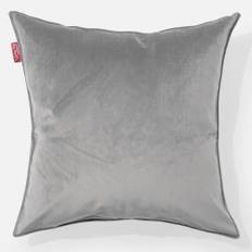 Kuddfodral XL 70 x 70cm - Sammet Silverfärgad - Silverfärgad / Med innerkudde + 100 Kr