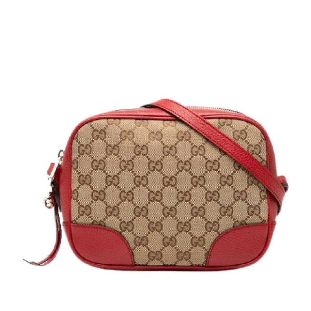 Gucci Vintage Pre-owned Bree Crossbody Taske - Vintage - Dame - Beige - ONE SIZE - Læder