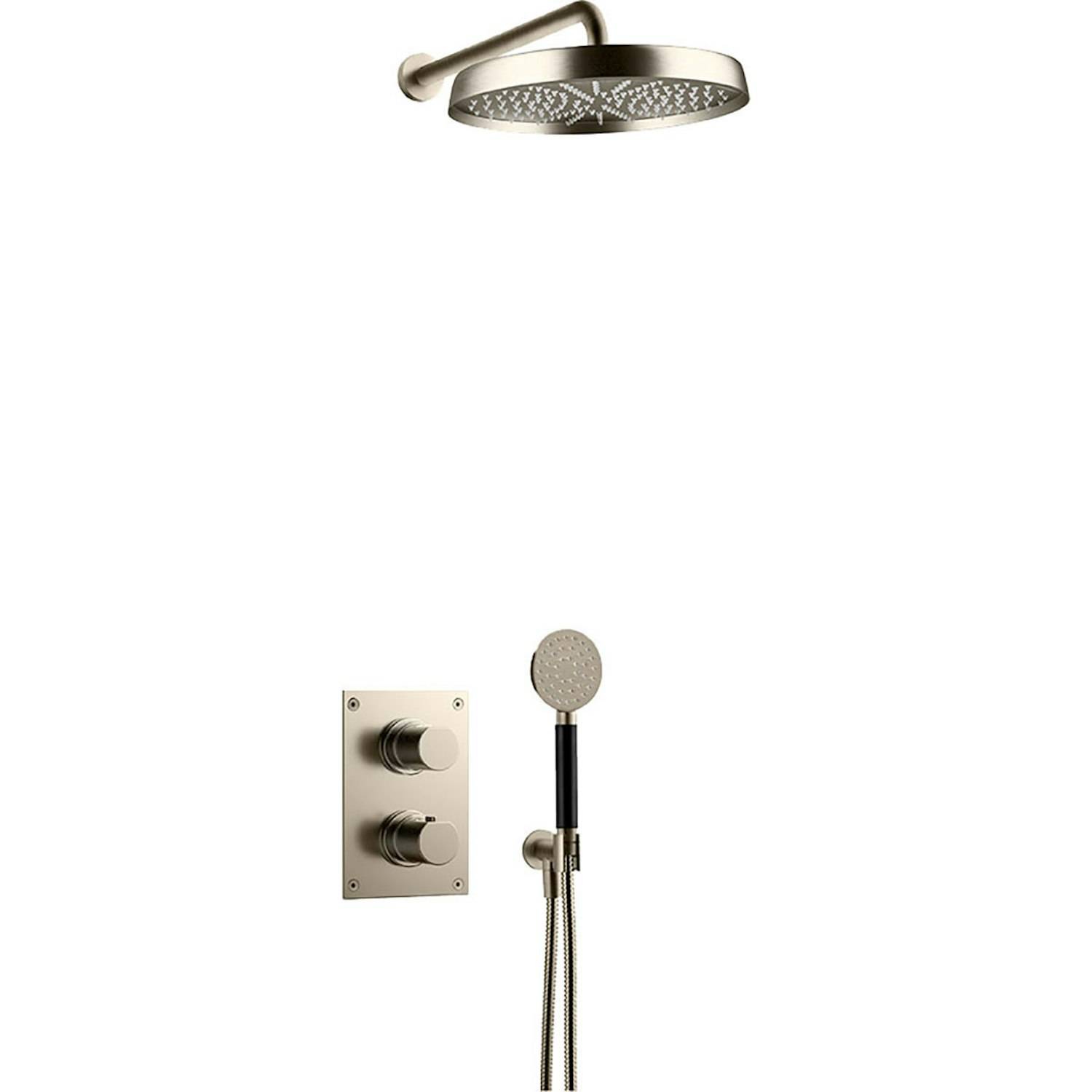 Takduschset Tapwell ARM7268 ED2 för Inbyggnad Brushed Nickel