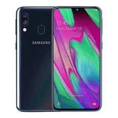 Samsung Galaxy A40 64 GB / Nyskick / Svart