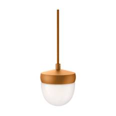 Noon Pan pendel frostet 10 cm Brun-okra