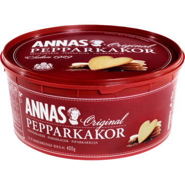 Pepparkakor Annas Original Plastburk 400g