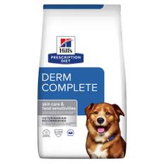 Økonomipakke: 2 / 3 pakker Hill's Prescription Diet hundefoder - Derm Complete (2 x 12 kg)