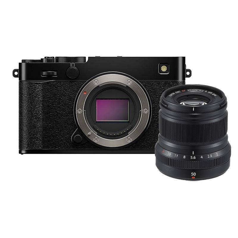 Fujifilm X-E5 Svart + 50/2,0 R WR
