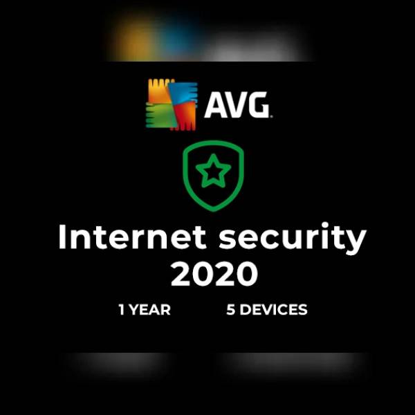 AVG Internet Security 2020 1 Year 5 Devices Key - GLOBAL