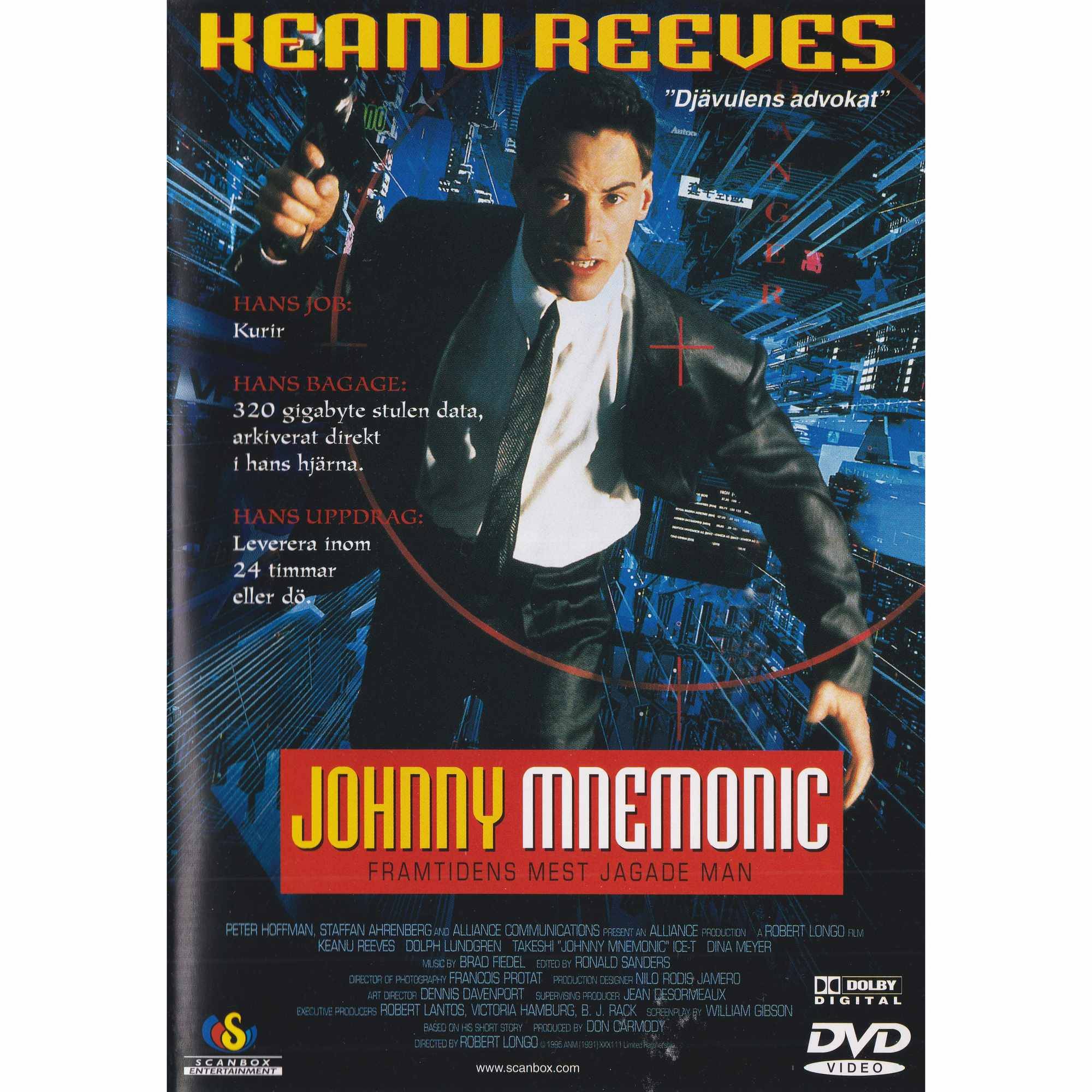 Johnny Mnemonic DVD (Begagnad)
