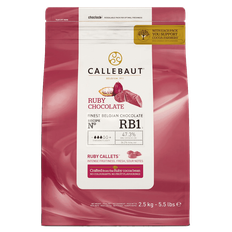 Ruby Chokolade Knapper 47,3% - Callebaut 2,5 kg.