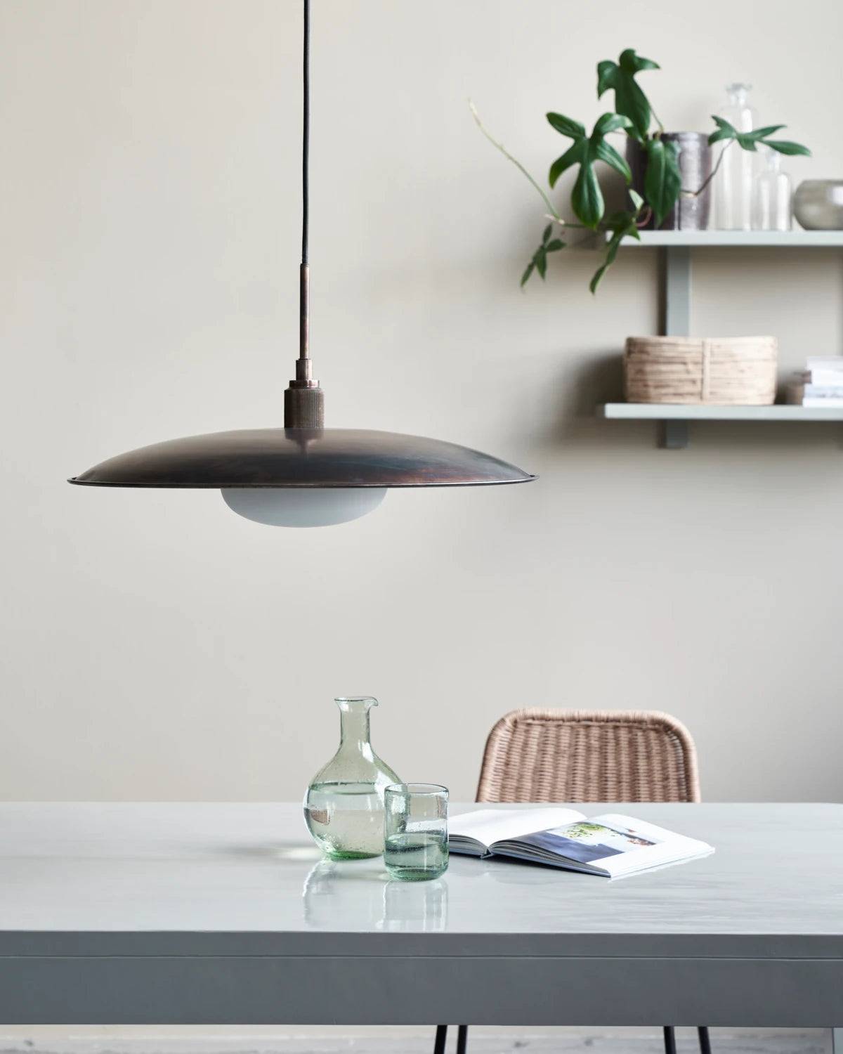 Lampe, HDBoston, Antik brun