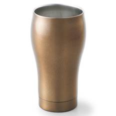 Tumbler Cup Stainless Steel Tumbler Beer Highball Present Vacuum Insulated Double Structure 350ml Gold [Dolce duo] Warm/Cold GR-1787