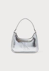 BOLD SHOULDER BAG - Handväska - silver-coloured metallic