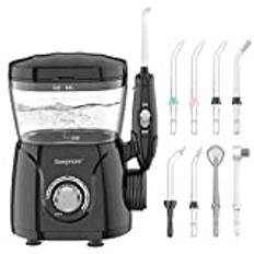 Sawgmore Vattenflosser Oral Irrigator, 600 ml tandvatten torkrengörare 10 justerbara tryck, elektrisk fenor för teeth/band, 8 hem jets professionell vattenfenor oral Irrigator