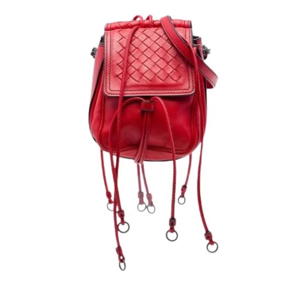 Bottega Veneta Vintage - Pre-owned Woven Leather Crossbody Bag Vintage - Dam - ONE Size - Läder