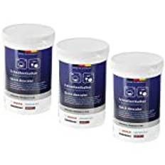 Bosch Äkta universell avkalkningsmedel för tvättmaskin och diskmaskin (3 x 250 g)