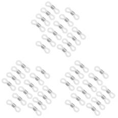 300 stk. DIY Silikon Brillegruppe Fastgørelsesring Fjederspænde Justerbar Anti-slip Ring Briller Tilbehør 300 pcs