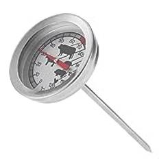 Uadme Rostfritt stål termometer matlagningstermometer kökstermometer för mätning av biff, fisk, kött, bröd temperatur