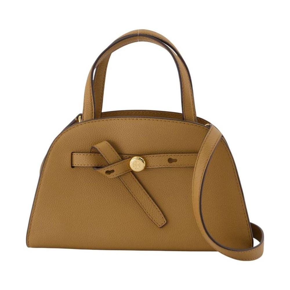 Tory Burch Læder håndtaske med topgreb - Tasker - Dame - Brun - ONE SIZE - Læder