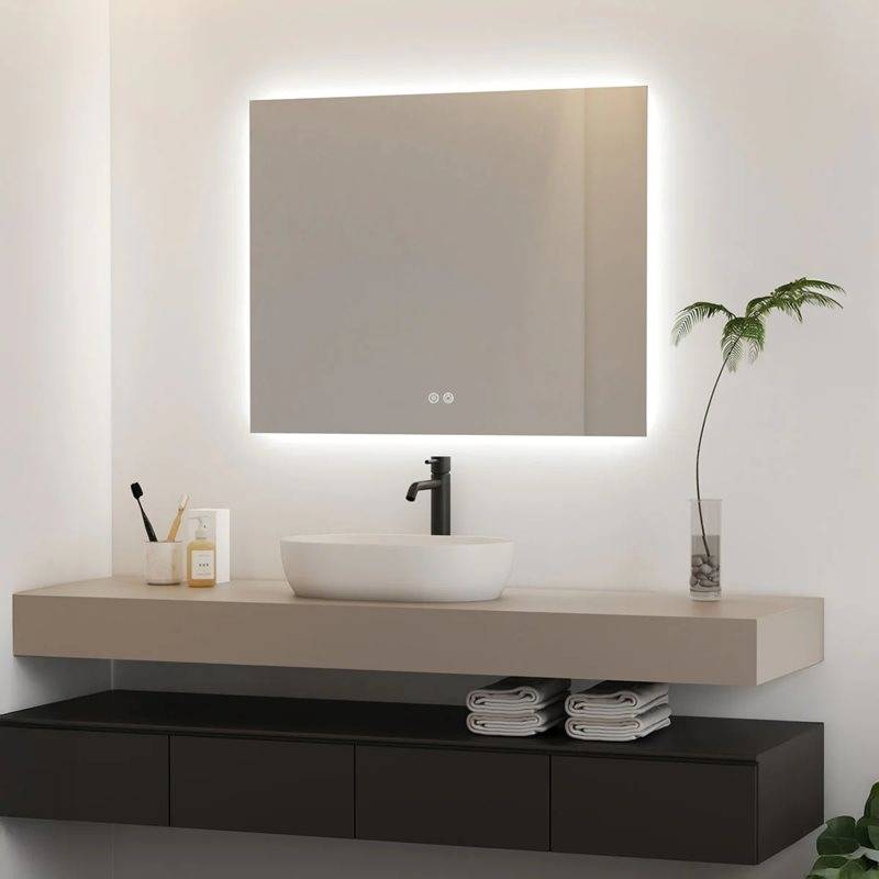 Badrumsspegel Tenfors Verona Imfri LED 100x80 cm