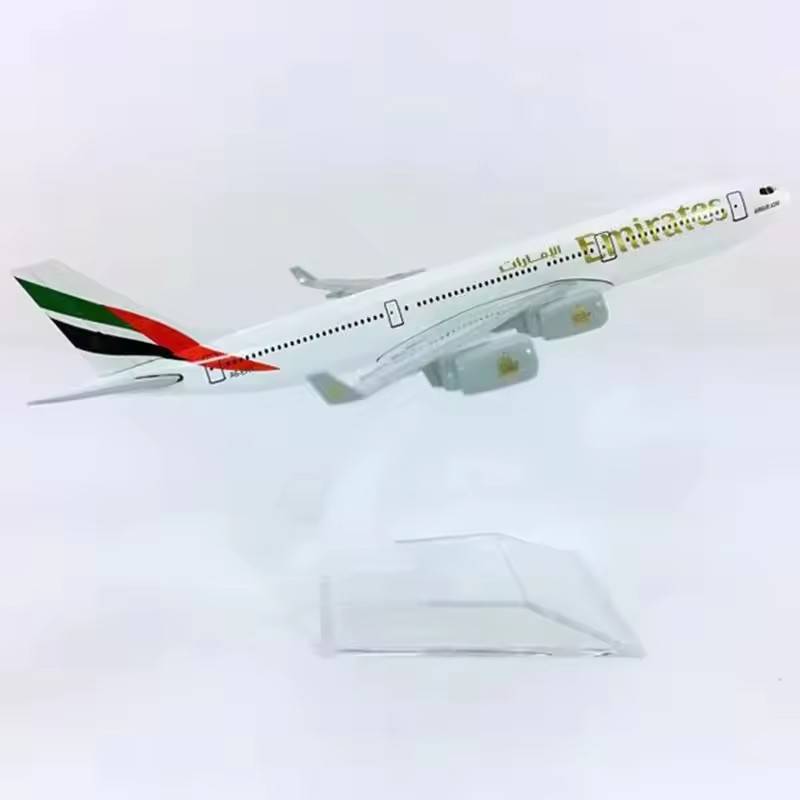 16cm 1:400 Scale Airbus A340 Series Aircraft Model Emirates Lufthansa Asia Airline Die-cast Alloy Airplane Model Toys For Gift