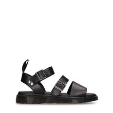 Gryphon Leather Sandals - Black - 8