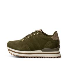 Nora III Suede Plateau - Dark Olive - 37
