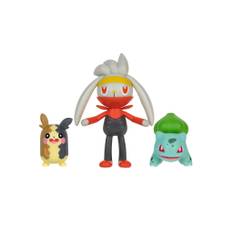 Pokémon Raboot, Morpeko og Bulbasaur Figurer - Pokemon figurer, legetøj og merchandise - Pocket Monster