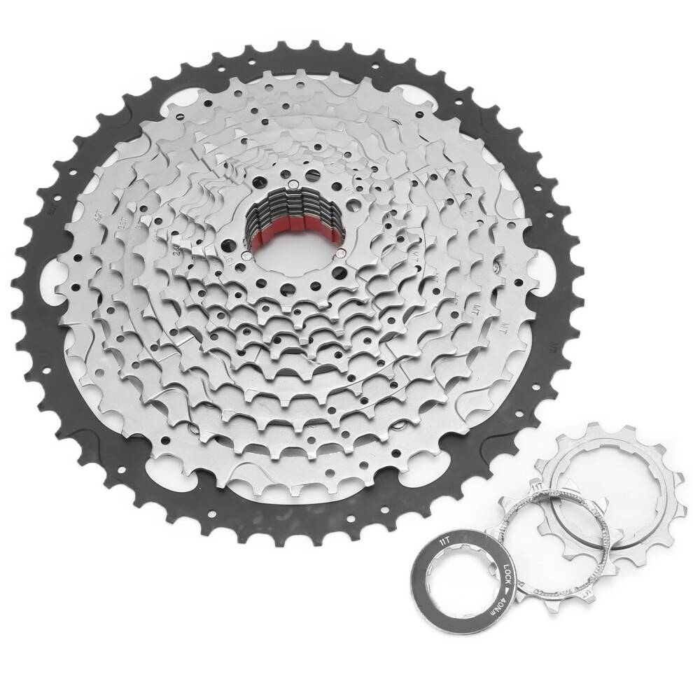 Stålcykelkassettehjul, enkelt gears friløb med høj præcisionsdesign med korrosionsbestandigt, holdbart materiale til racer- og mountainbikes,