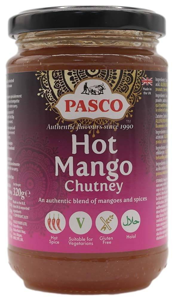 Pasco Mango Chutney, het 320 g