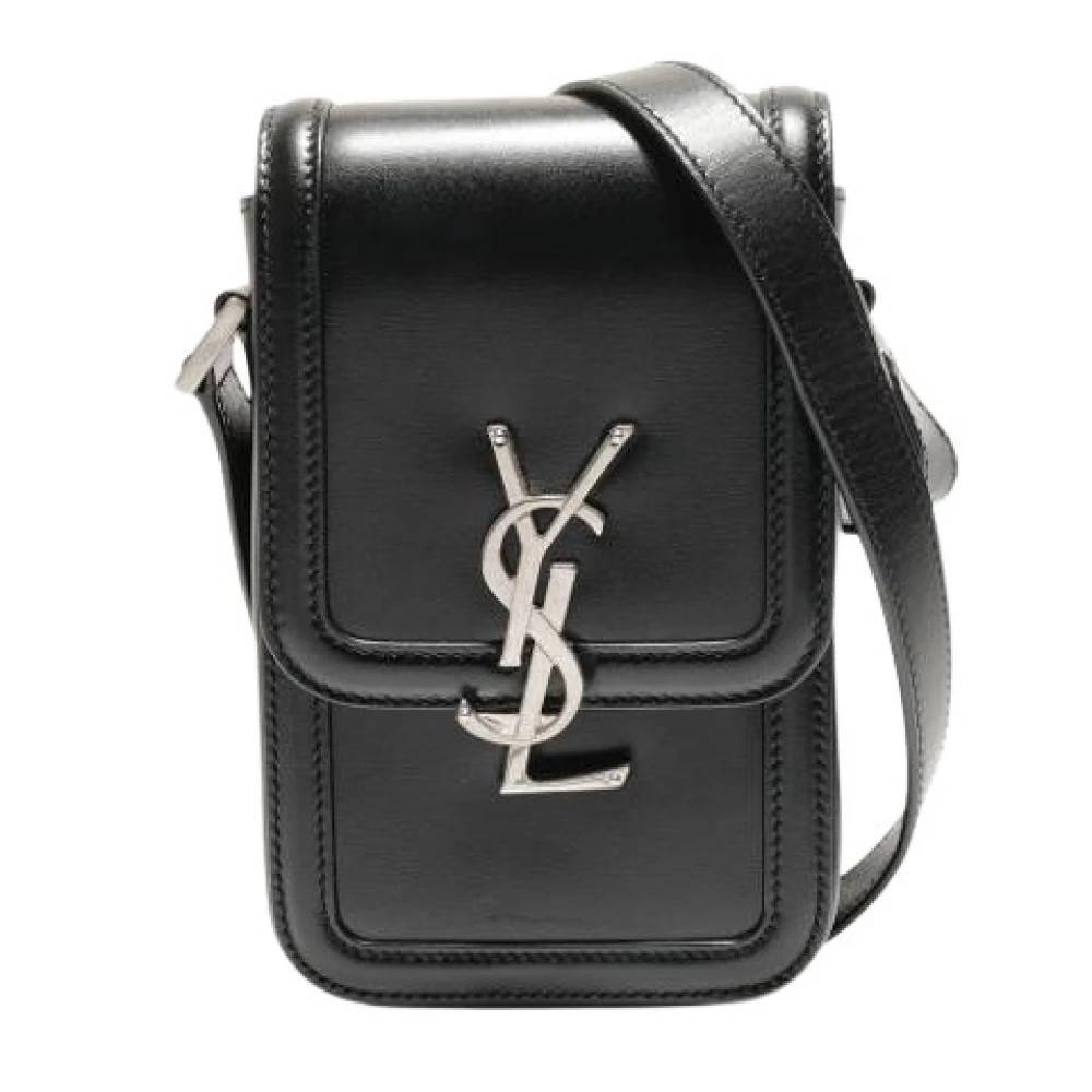 Yves Saint Laurent Vintage Pre-owned Vintage Skuldertaske - Vintage - Dame - Sort - ONE SIZE - Uld
