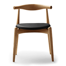 CH20 | Elbow Chair FSC™-certifierad ek, olja, läder Thor 301