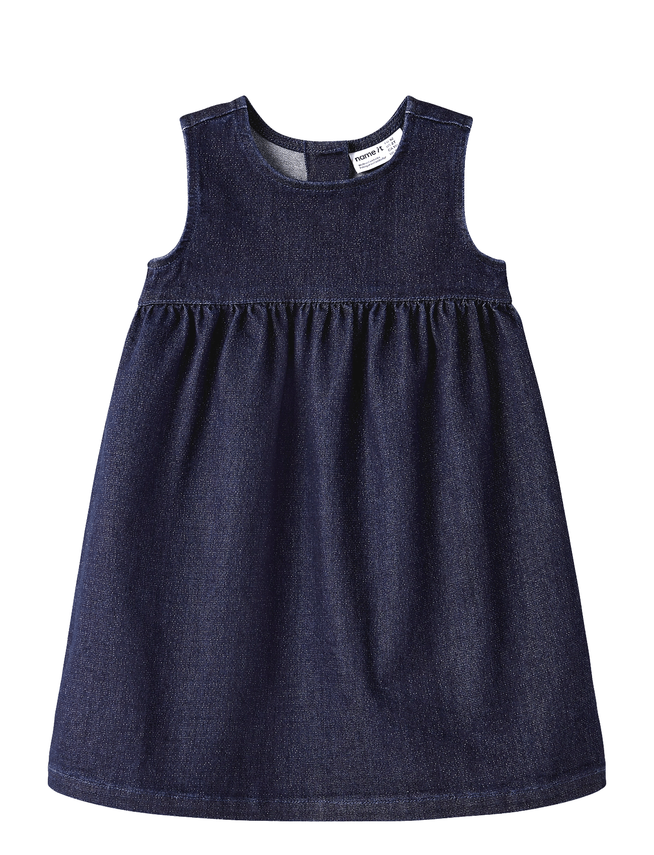 name it Nmfella Dnm Glitter Dress 1208-Lu - Navy - 116