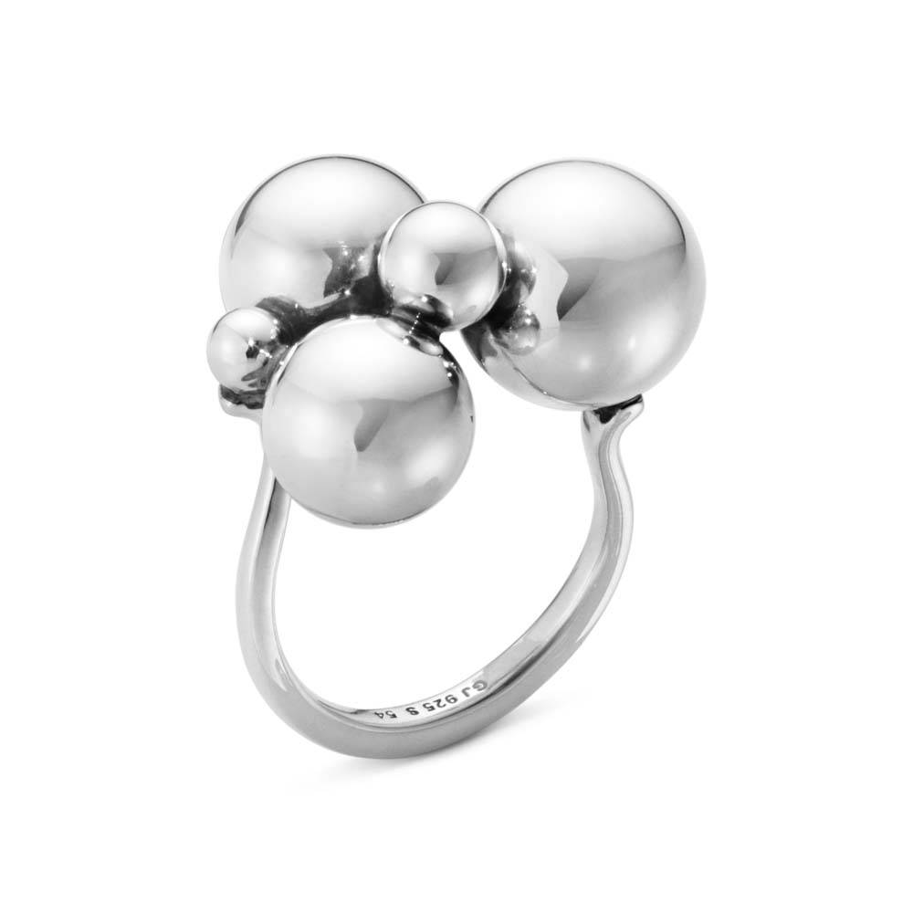 Georg Jensen Moonlight Grapes ring i sølv (2000066000).