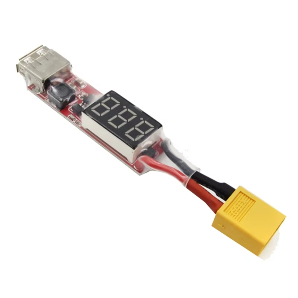2S-6S Lipo Lithium Batteri XT60 til USB Oplader Konverter