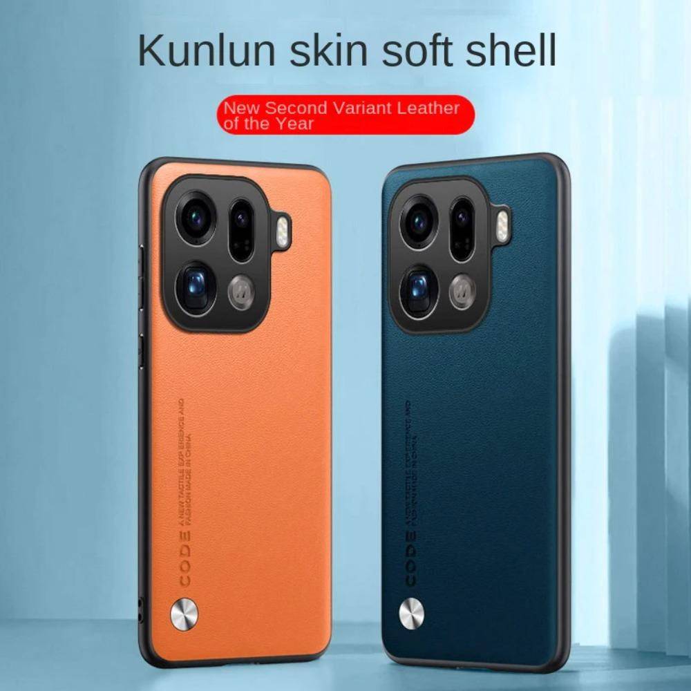 Business Minimalist Carbon Fiber Leather Case For OPPO Find X9 Pro X8 Ultra X8s Plus X7 X6 Matte Soft TPU Bumper Anti-drop Cover röd