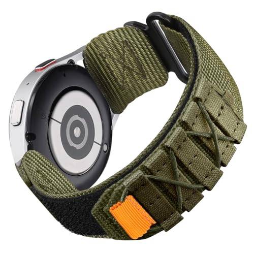 Nixiamy Nylon Klockrem 20mm 22mm Sport Förstärkt, Militär Ballistisk Canvas, Lace Up Dekorativ Design För Män