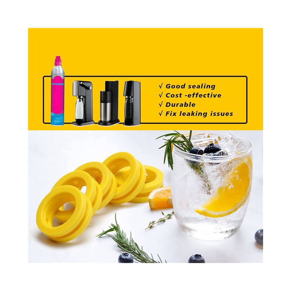 O Rings Soda Machine Co2 Cylinder Exchange Carbonator Gaskets 30Pcs, Gaskets Ring for New Soda Maker & Cylinder