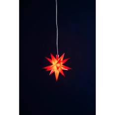 LED julstjärna Ø 12 cm – med timer och batterilåda