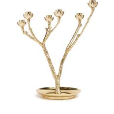 POLSPOTTEN - Twiggy ljusstake - unisex - metall - one size - Guldfärgad