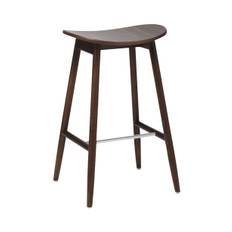 Icha Stool IC-02 - Walnut Stained Beech