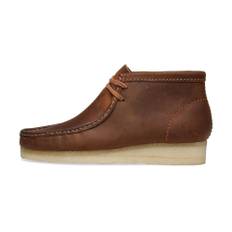 Clarks, Sko, Herre, Brun, 45 EU, Læder, Bivoks Læder Wallabee Støvle
