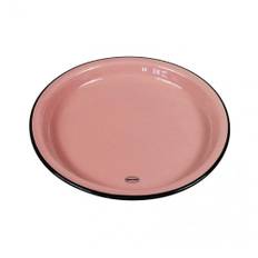 Assiett i retrostil Cabanaz 22 cm - Rosa