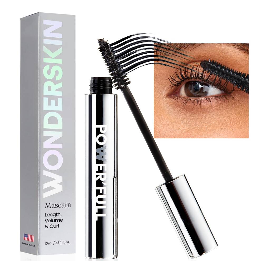 Wonderskin Mascara - Svart Mascara för Volym, Längd och Lock