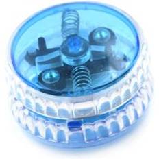 Led blinkande yoyo klassiska barnleksaker magiska yoyo spin plast yoyo lager med snurrande snöre leksaker för barn gyh - Blå