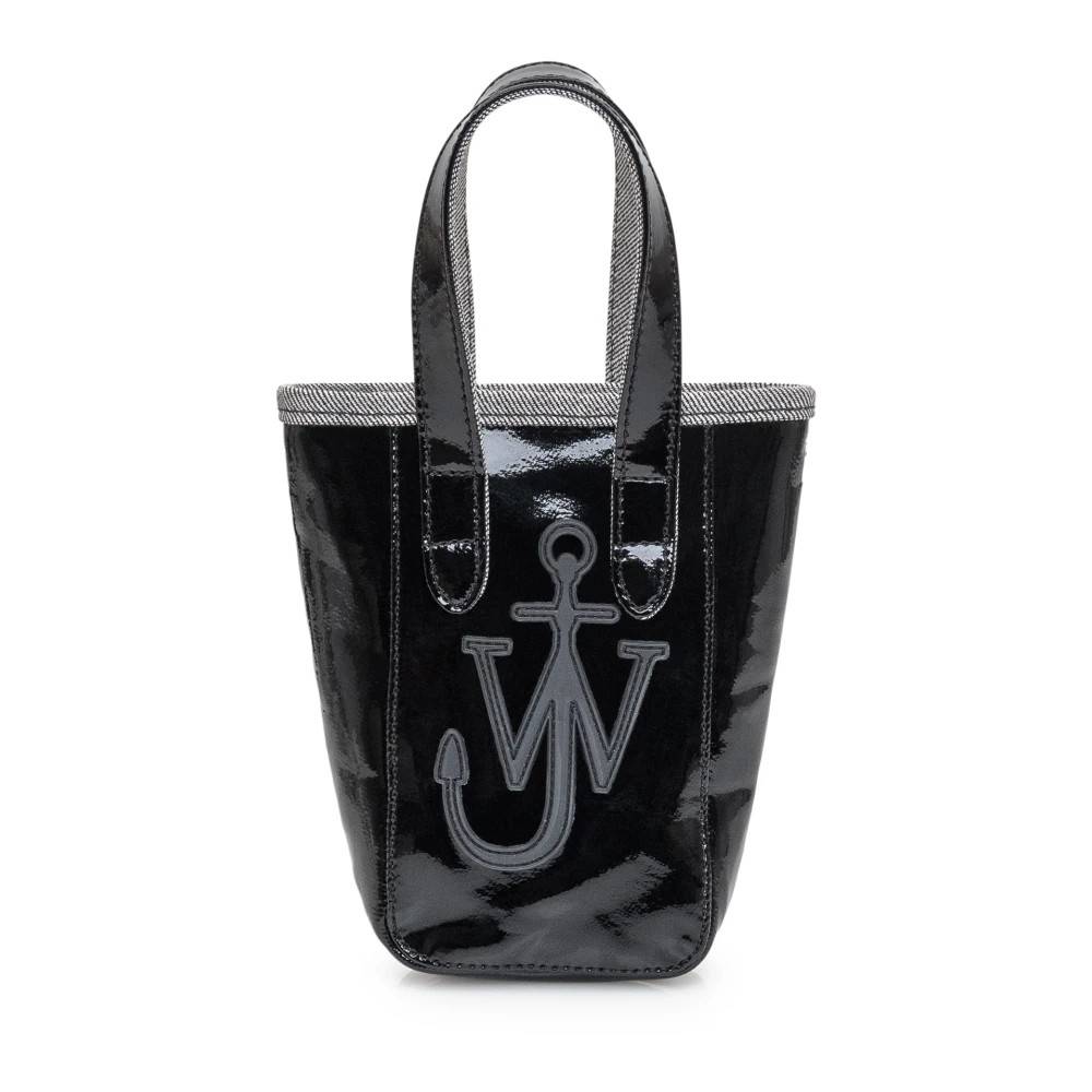 JW Anderson Mini Belt Tote Bag - Tasker - Dame - Sort - ONE SIZE - Bomuld