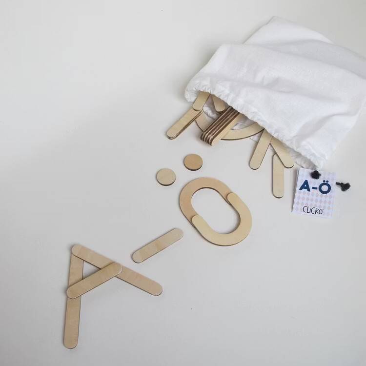 A-Ö - bygg hela alfabetet 83 delar