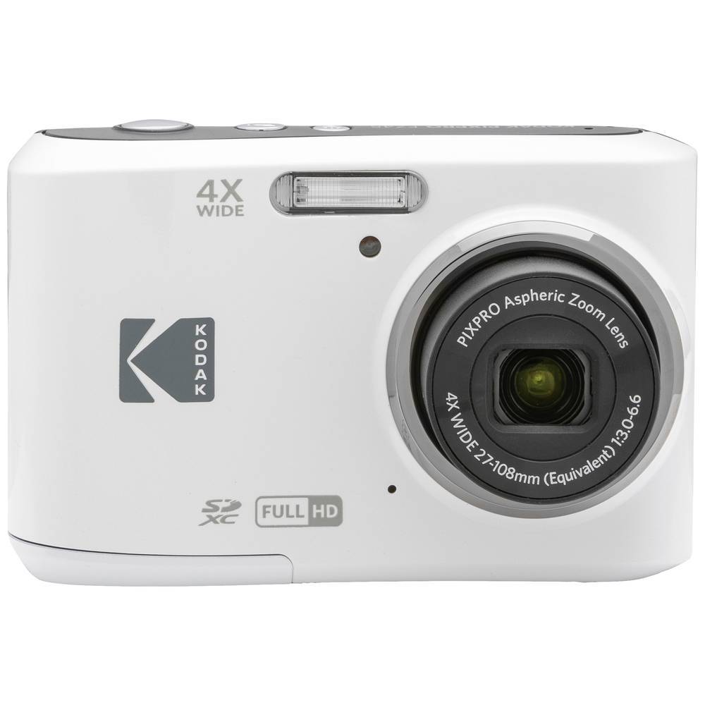 Kodak Pixpro FZ45 Friendly Zoom Digitalkamera 16 Megapixel Zoom (optisk): 4 x Vit Full HD Video, HDR-video, Integrerat batteri