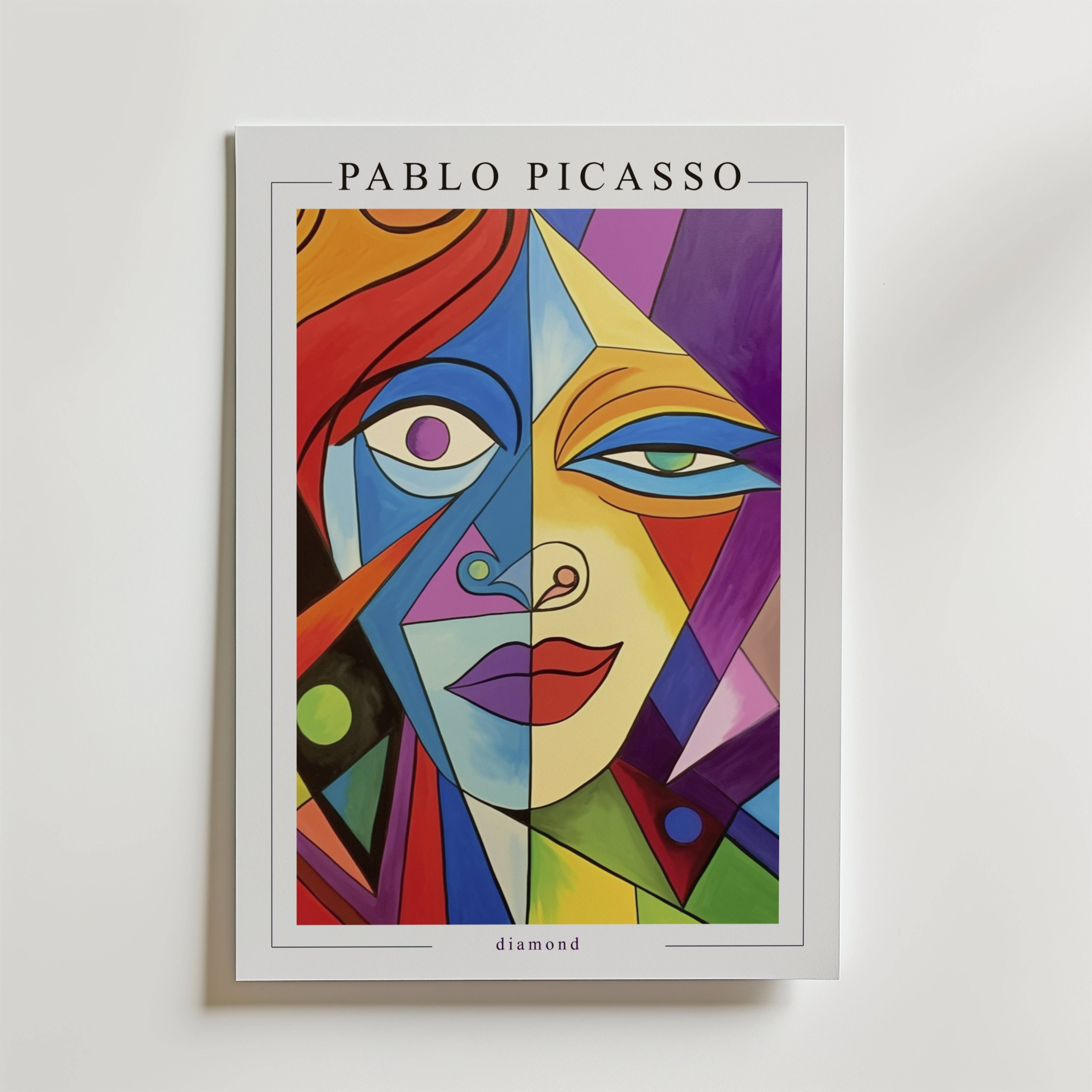 Picasso Faces of Thought Poster - Fine Art Poster 21x30 cm