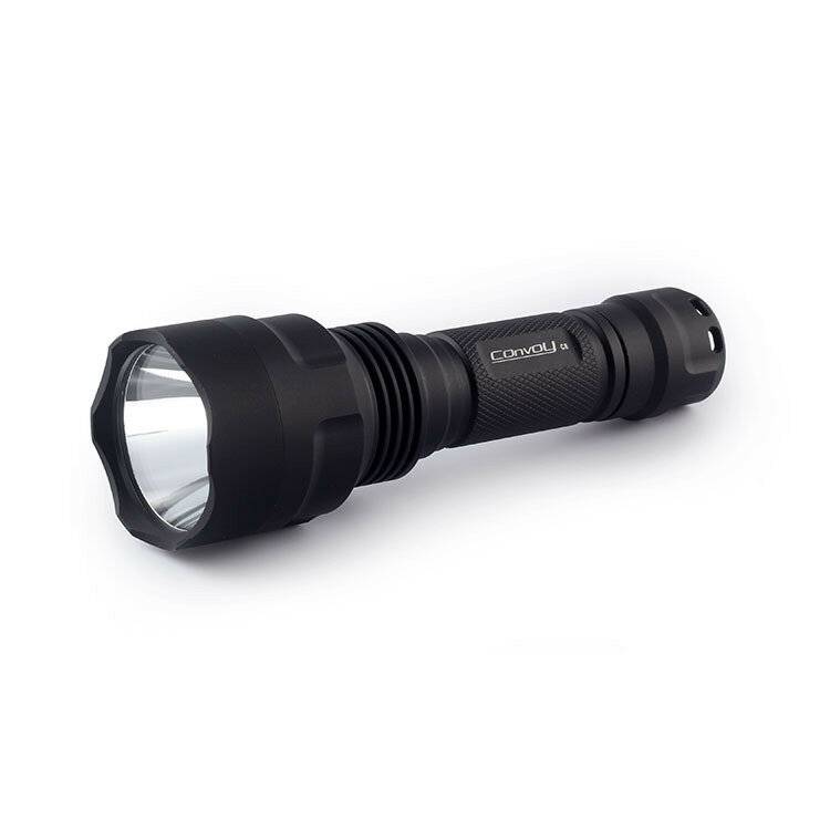 Konvoj C8 7135*8 L2 LED 1067.3LM Stark ficklampa Taktisk LED-fackla för jakt, fiske och camping.