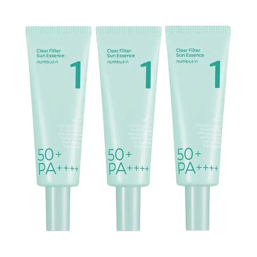 Numbuzin - No.1 Clear Filter Sun Essence 3x 50 ml