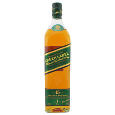 Johnnie Walker Green Label 15 Years Blended Whisky 43% alc. 70 cl.